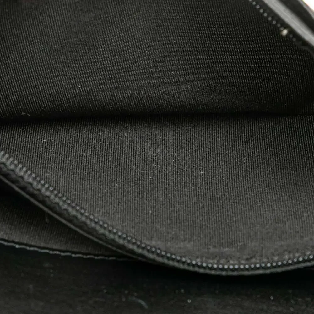 CHANEL Authentic Black Caviar Leather Wallet